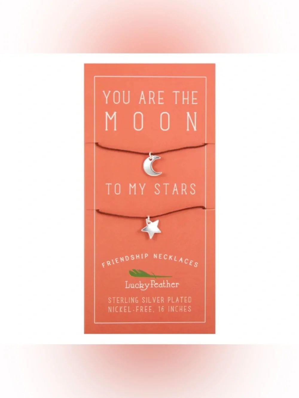 Friendship “You are the moon to my stars” Necklace